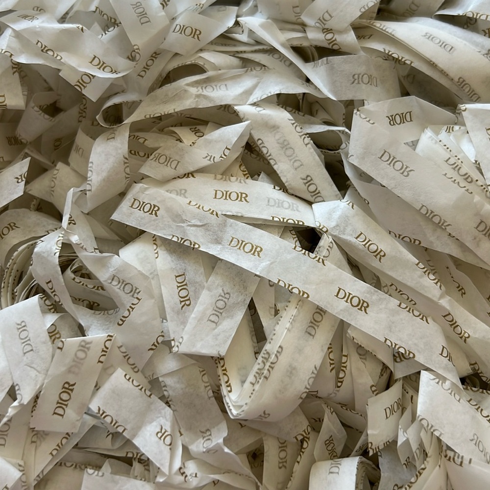 Dior Shredded Tissue Paper Box Filler
